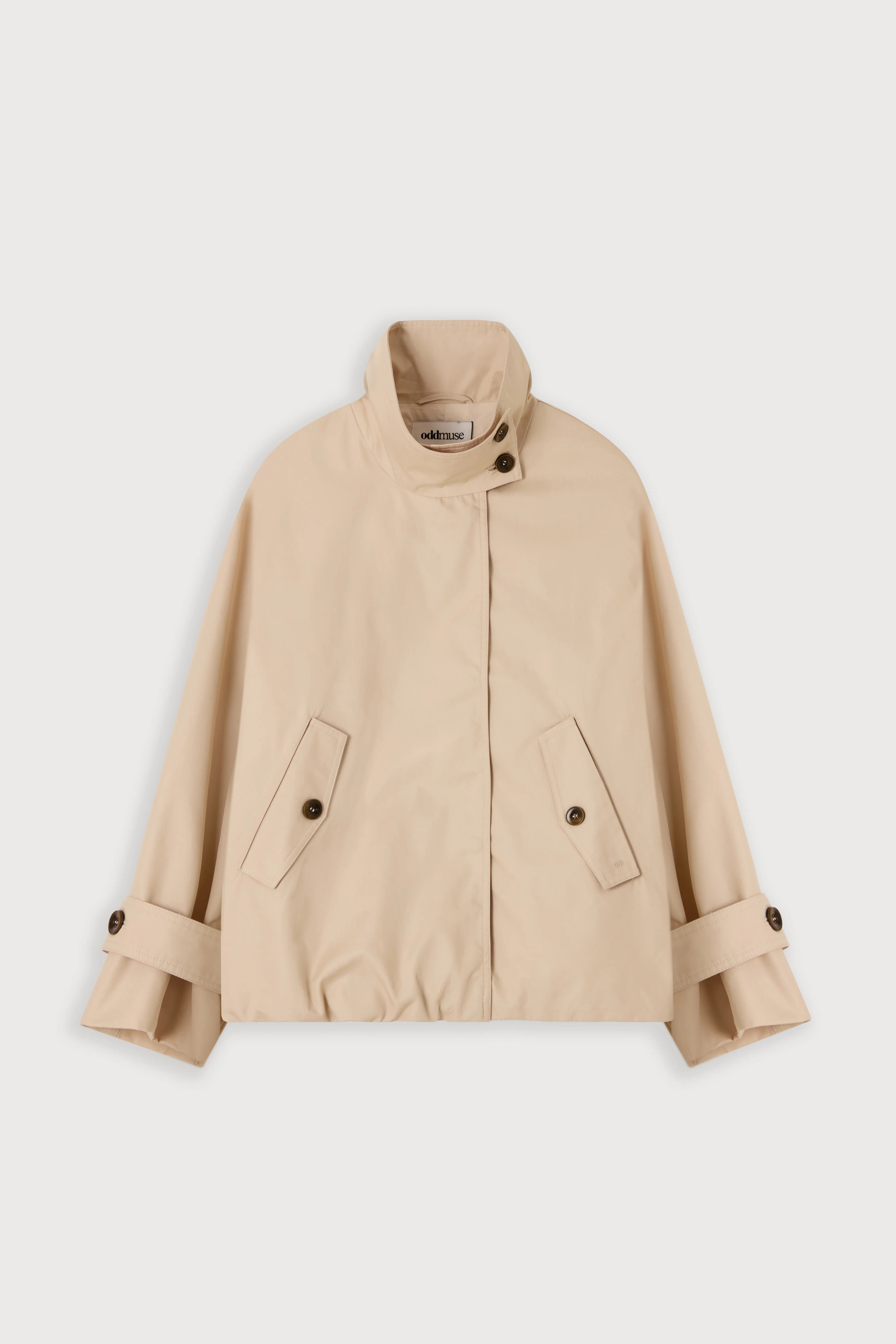 Oversized Cotton Mix Jacket | Odd Muse