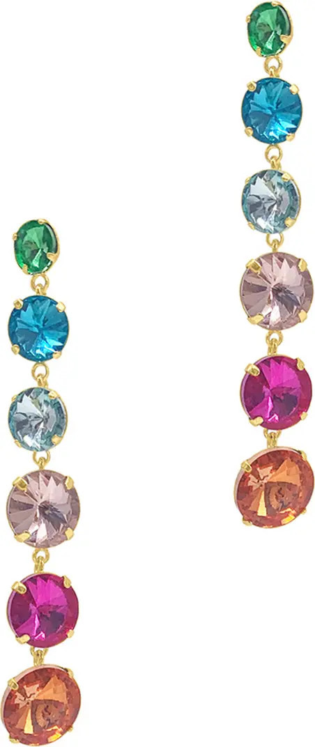 Rainbow Linear Drop Earrings | Nordstrom Rack