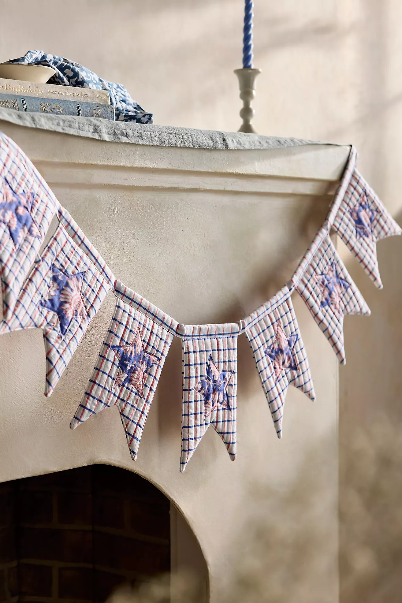 Americana Quilted Garland | Anthropologie (US)