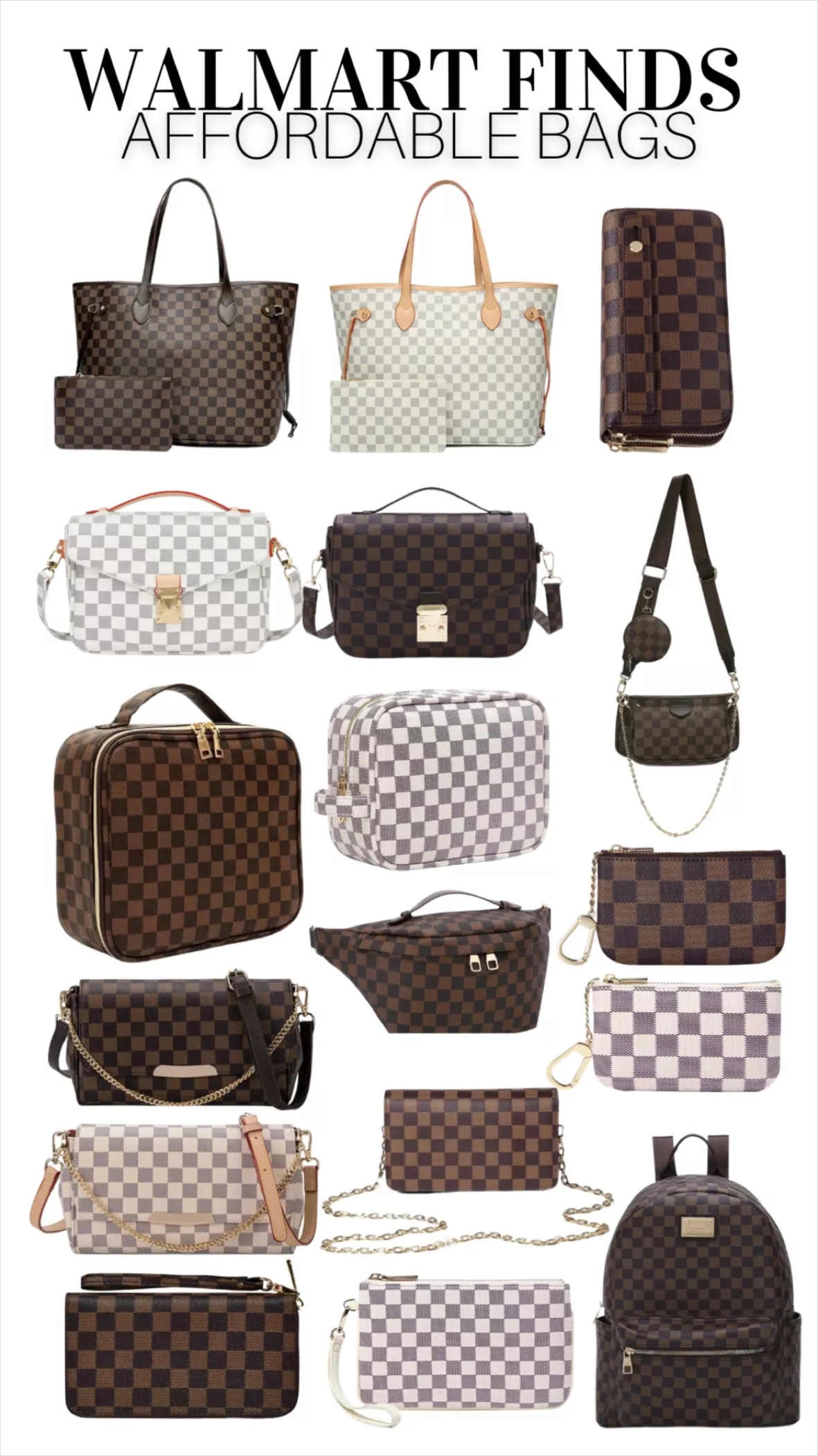 Cosmetic Travel Bag Checkered … curated on LTK