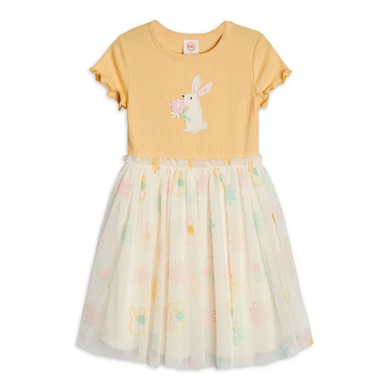 Wonder Nation Toddler Girl Easter Tutu Dress, Sizes 2T-5T | Walmart (US)