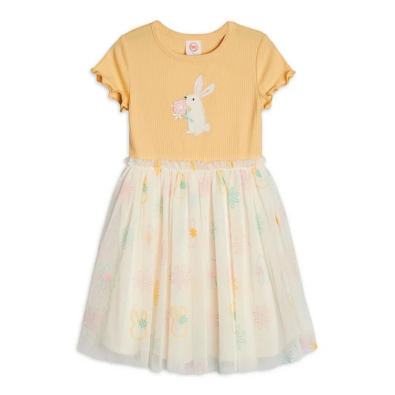 Wonder Nation Toddler Girl Easter Tutu Dress, Sizes 2T-5T | Walmart (US)