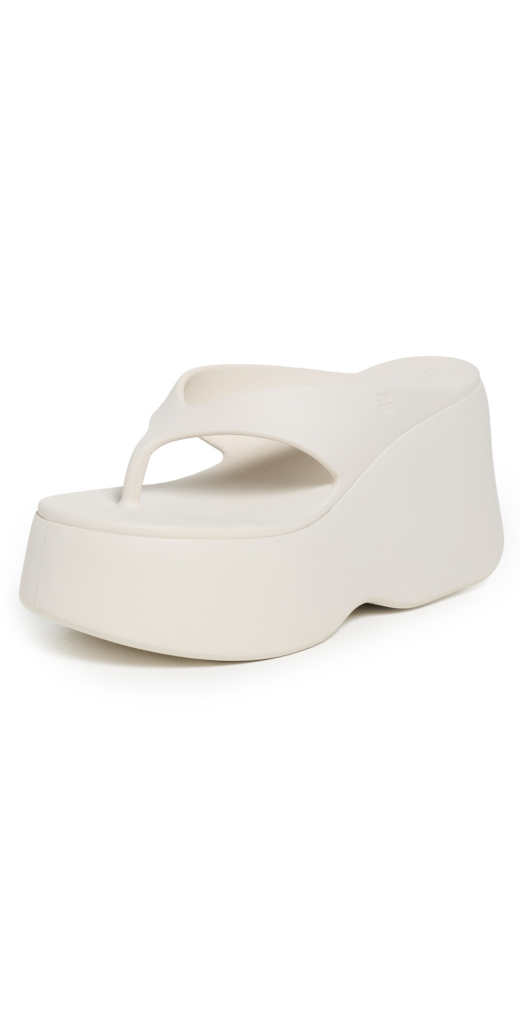 Melissa Melissa Free Thong Wedges Light Beige 7 | Shopbop