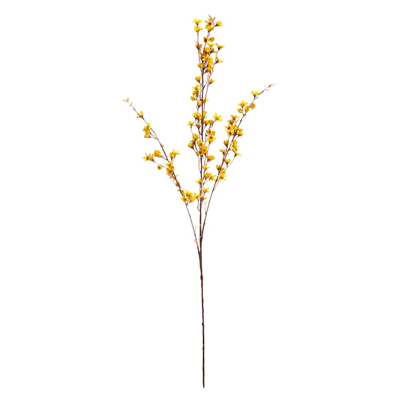 Yellow Wax Flower Floral Spray, 38" | At Home
