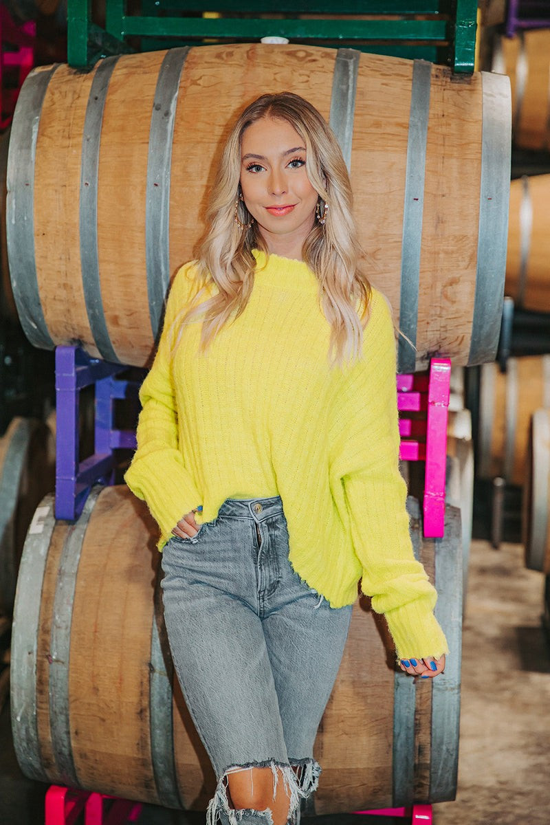 BuddyLove | Hadley Knit Sweater | Citrus | BuddyLove