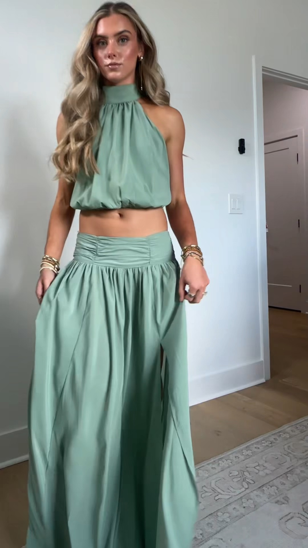 Saint tropez themed day party so I’m wearing this Showpo size 2 matching skirt set size down in the skirt since it’s low rise with my favorite Walmart wedges and my @Vivrelle  YSL bag my code for vivrelle is SLOANEVOSEN.

#LTKootd #LTKSeasonal #LTKdayinmylife