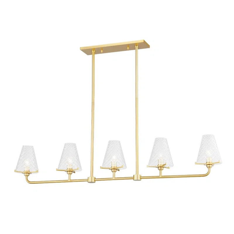 Bradbury 5 - Light Kitchen Island Linear Pendant | Wayfair North America