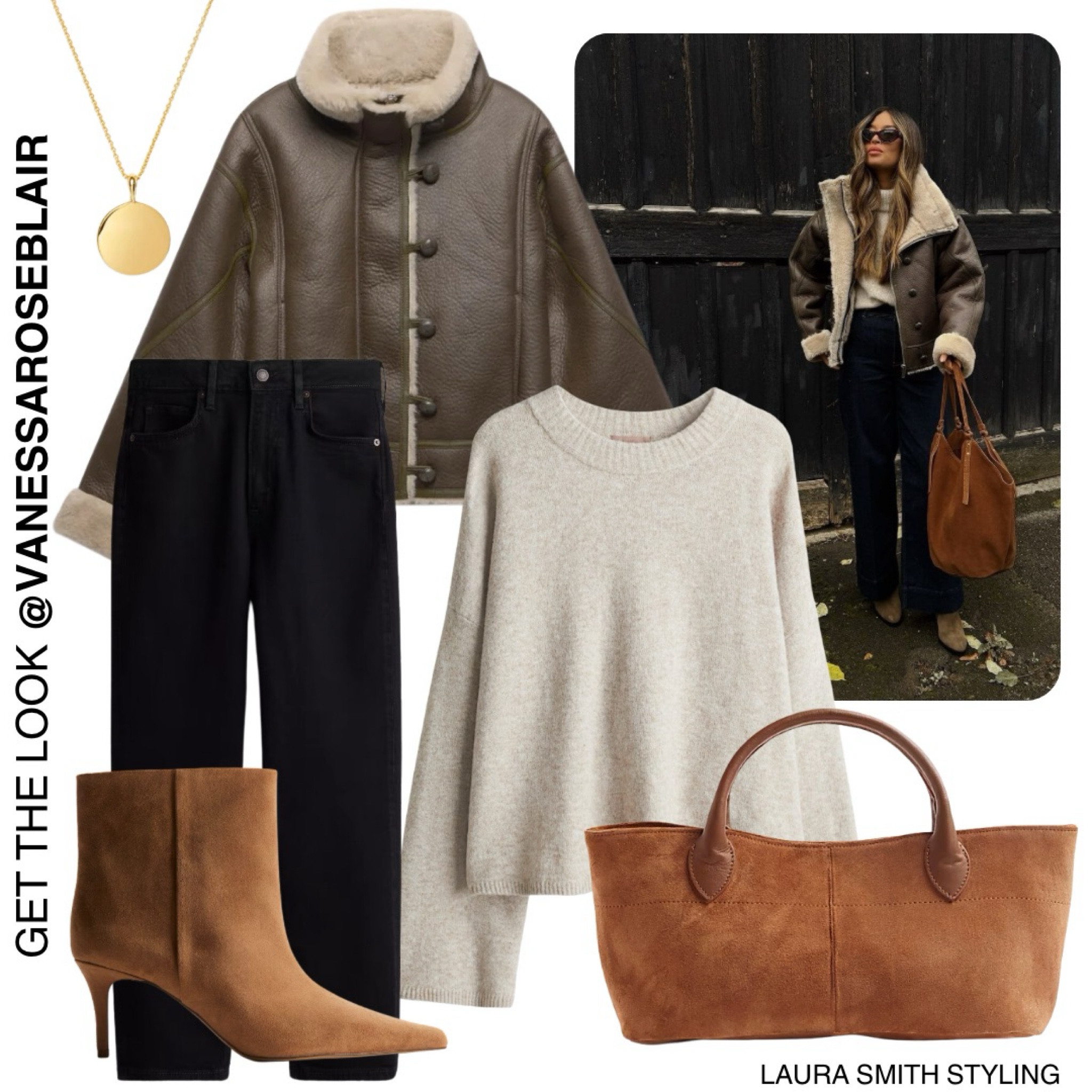 The perfect jacket is stay warm against the chill 🍂

Including aviator jacket, beige knit jumper, black straight leg jeans, suede handbag, suede ankle boots, gold necklace  

#LTKstyletip #LTKuk #LTKautumn
