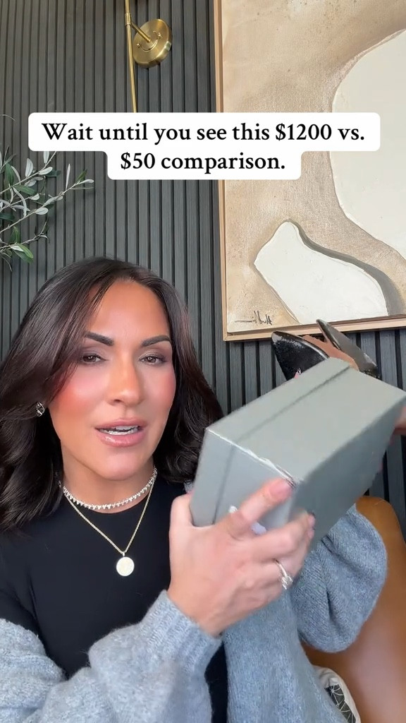 Besties… you’re gonna scream 😱 

I just did the wildest save vs. splurge comparison.

The YSL heels? $1200 AND completely sold out everywhere.

The Amazon look-alike? Under $50 and honestly… she’s giving everything we need.

Tell me which team you’re on because I’m still shook.

5’2” • 130 lbs • 25” waist • 34DD

#AmazonFashion #LookForLess #WomenOver40Style #DesignerInspired #ChicFinds

#LTKOver40