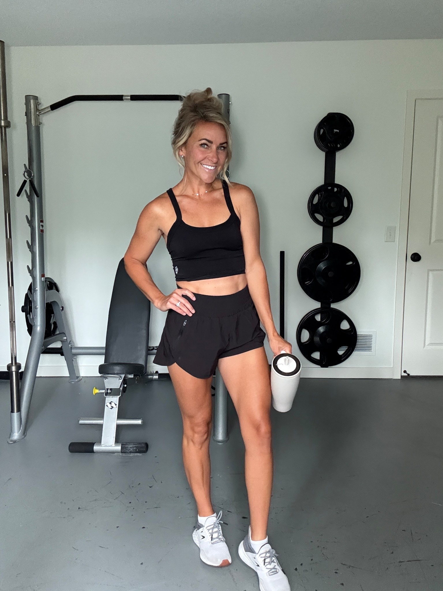 These affordable shorts have been my go to for years! Built in undies and a pocket too! I have a size small in tank and shorts! 

#LTKActive #LTKShoeCrush #LTKStyleTip