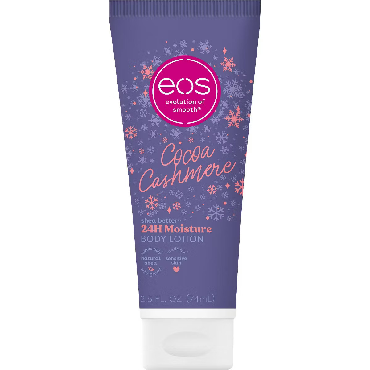 eos Mini Holiday Body Lotion - Cocoa Cashmere - Travel Size - 2.5 fl oz | Target
