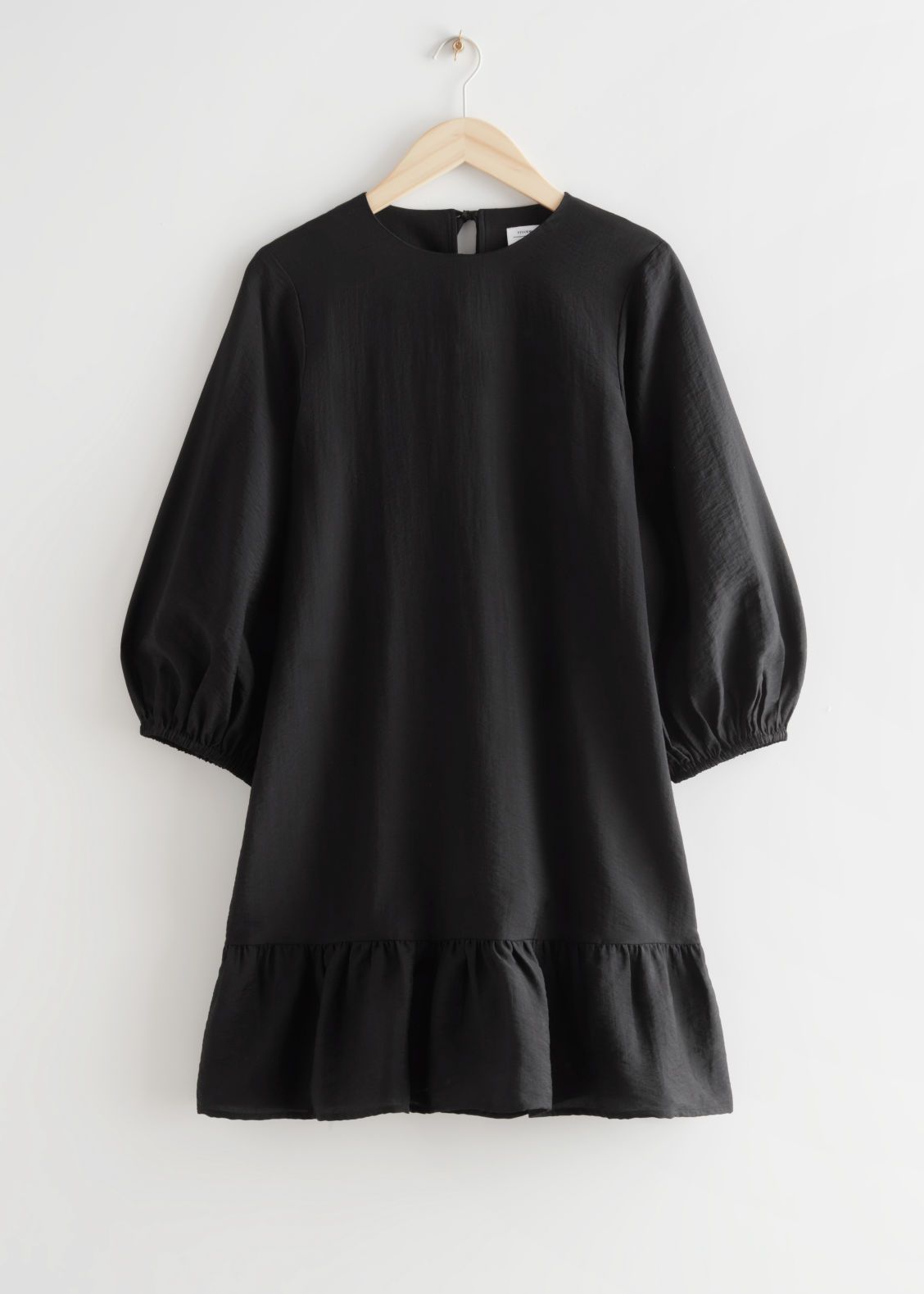 Relaxed A-Line Mini Dress - Black | & Other Stories (EU + UK)