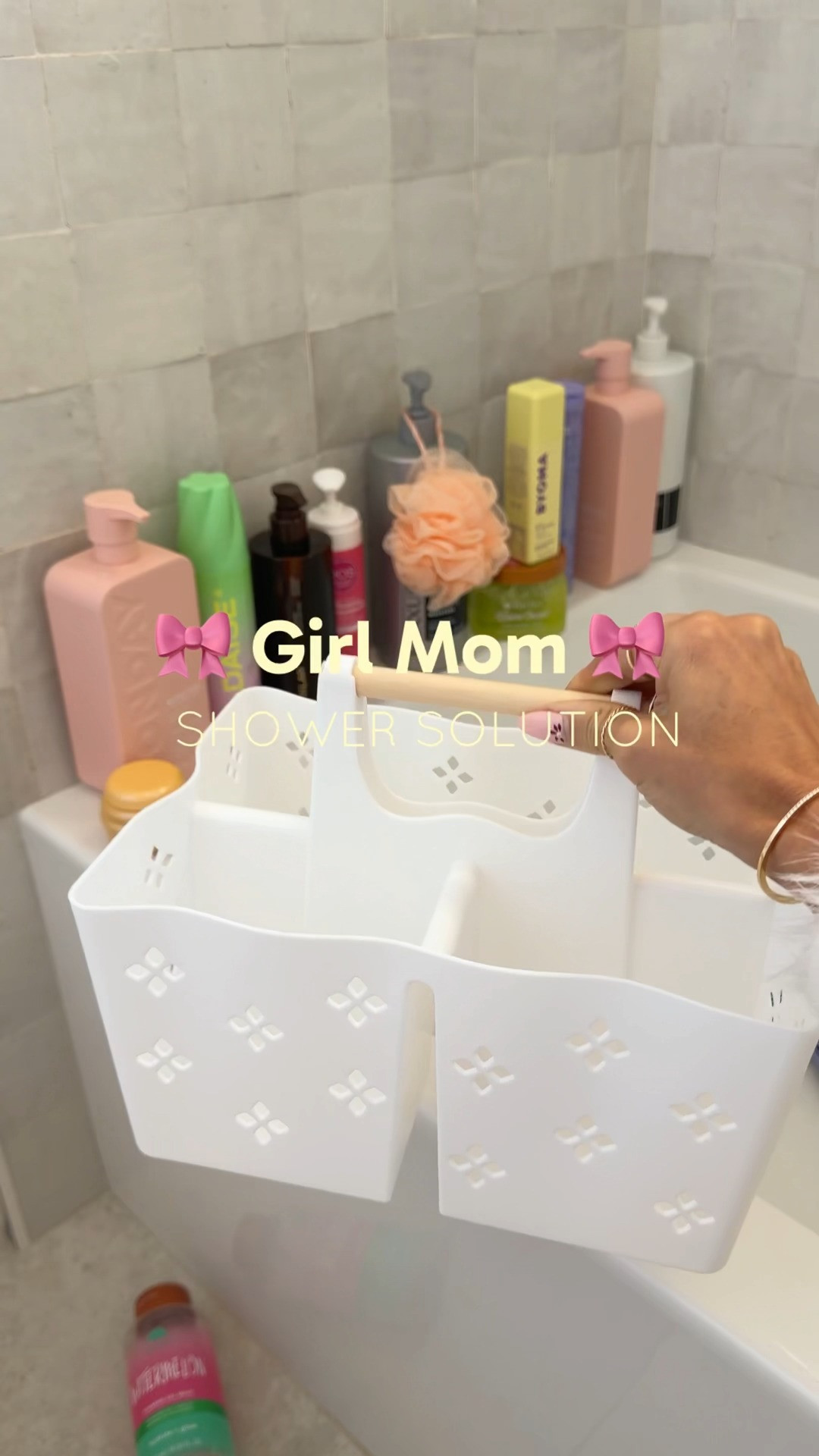 If you have two girls sharing a bathroom, this keeps everyone’s products separate. It’s also perfect for college and makes cleaning your shower so much easier since you can lift everything out in seconds.
 

 #LTKmomlife #LTKHome