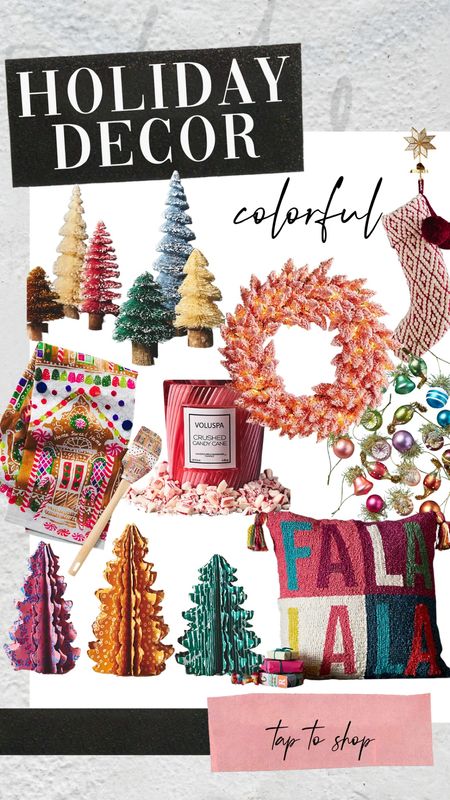 Colorful holiday decor 

#LTKHoliday #LTKSeasonal