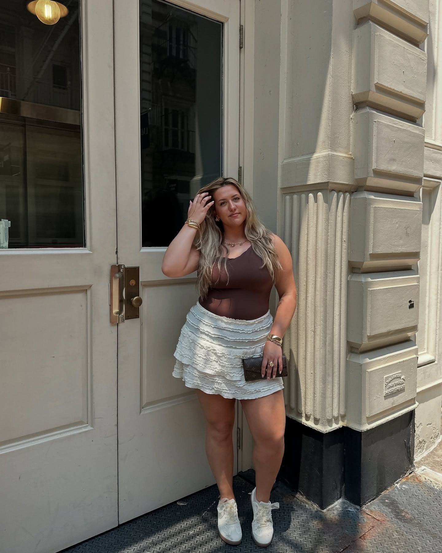 casual day summer outfit💖

nyc summer outfit inspo, city chic style, soho photo shoot, soho nyc, fashion blogger, style ideas, what to wear, amazon fashion finds, nyc style, summer fashion ideas, aesthetic outfits #styleinspo #whattowear #nycsummer #summeroutfitideas #citychic

#LTKMidsize #LTKFindsUnder50 #LTKSummerEdit