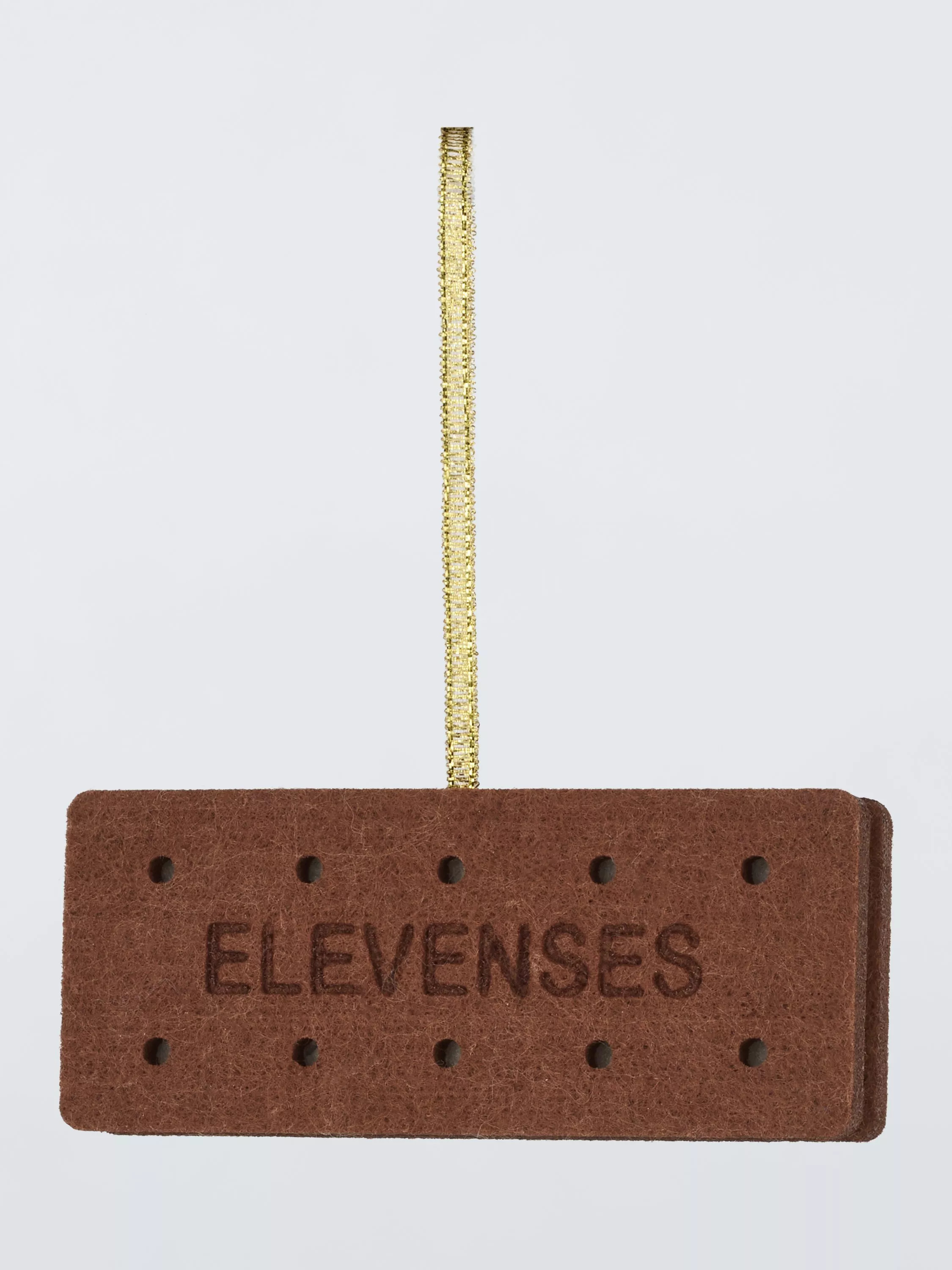 John Lewis Heirloom Splendour Bourbon Biscuit Felt Tree Decoration | John Lewis (UK)