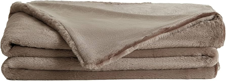 UnHide Lil’ Marsh Faux Fur Blanket - Lightweight, Soft Throw Blanket - Machine Washable - Ideal... | Amazon (US)