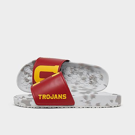 Hype Co. USC Trojans College Slydr Pro Slide Sandals in Red/White/White Size 6.0 | Finish Line (US)