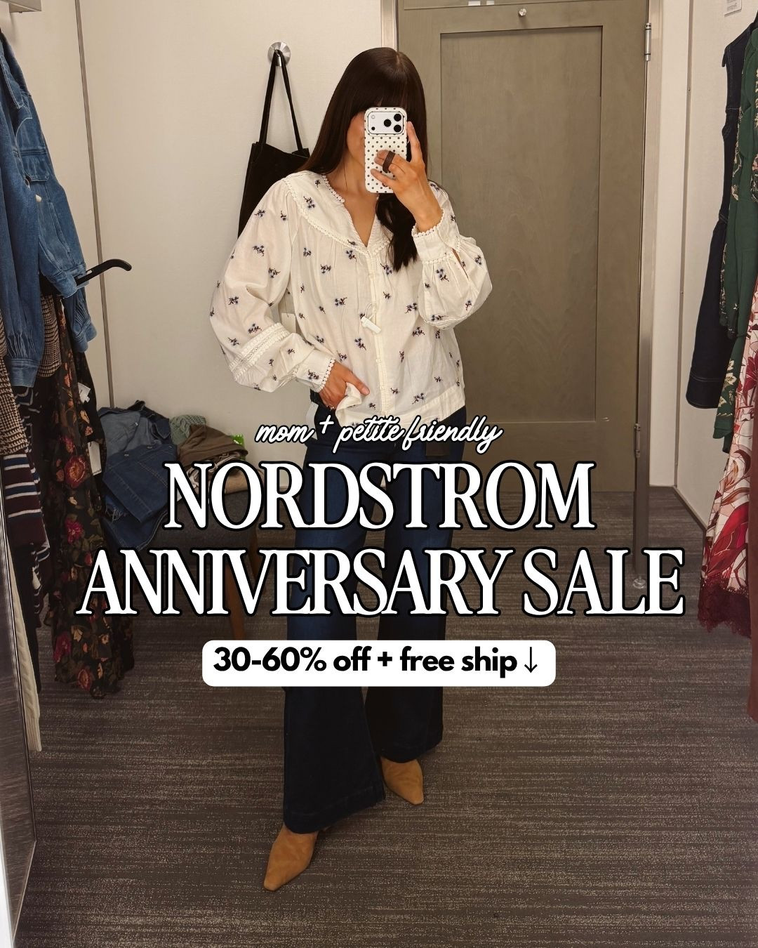 Nordstrom anniversary sale try on haul!! So many great fall & transition basics, jackets, sweaters and petite denim! All dresses are petite friendly with notes on the one that isn’t. Sharing my faves at the end!

Sizing:
xs - black cardigan, madewell smocked dress
s in almost everything else (notes: white sweater is oversized in person, & I’d get a xs in both the polka dot pajamas and the floral white blouse)
26 - Mother jeans 
25 - Paige (size down one, relaxed fit)
Boots tts

NSale | fall outfits | mom outfits

#LTKSeasonal #LTKSaleAlert #LTKPetite