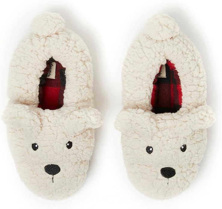 Dearfoams Christmas Gifts for Kids Washable Animal Critter Kids Slippers | Amazon (US)