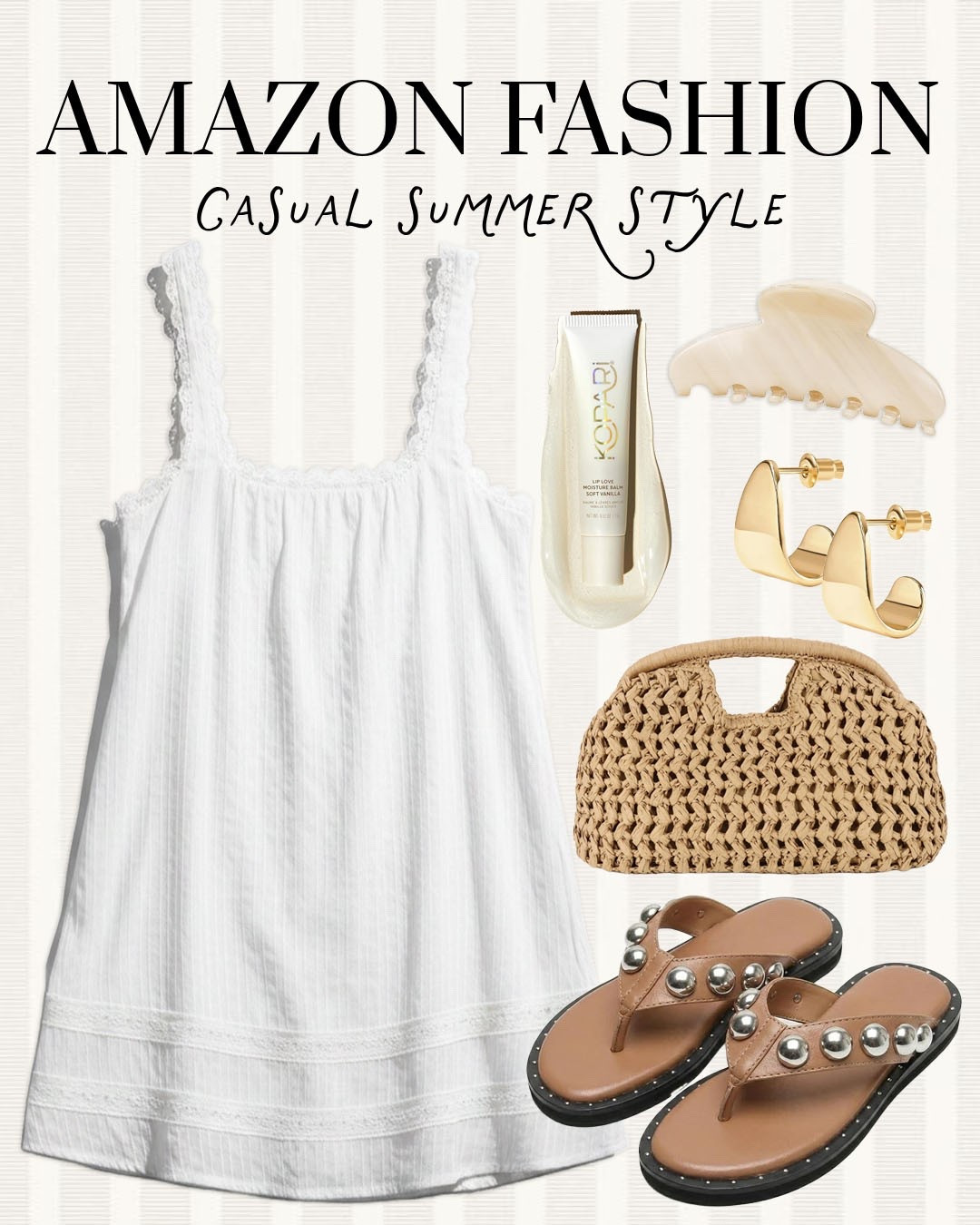 Casual cute summer style. Hot weather summer style. Amazon finds. Amazon fashion. Amazon summer dress. Amazon neutral summer style.

#LTKootd #LTKSeasonal #LTKgrwm