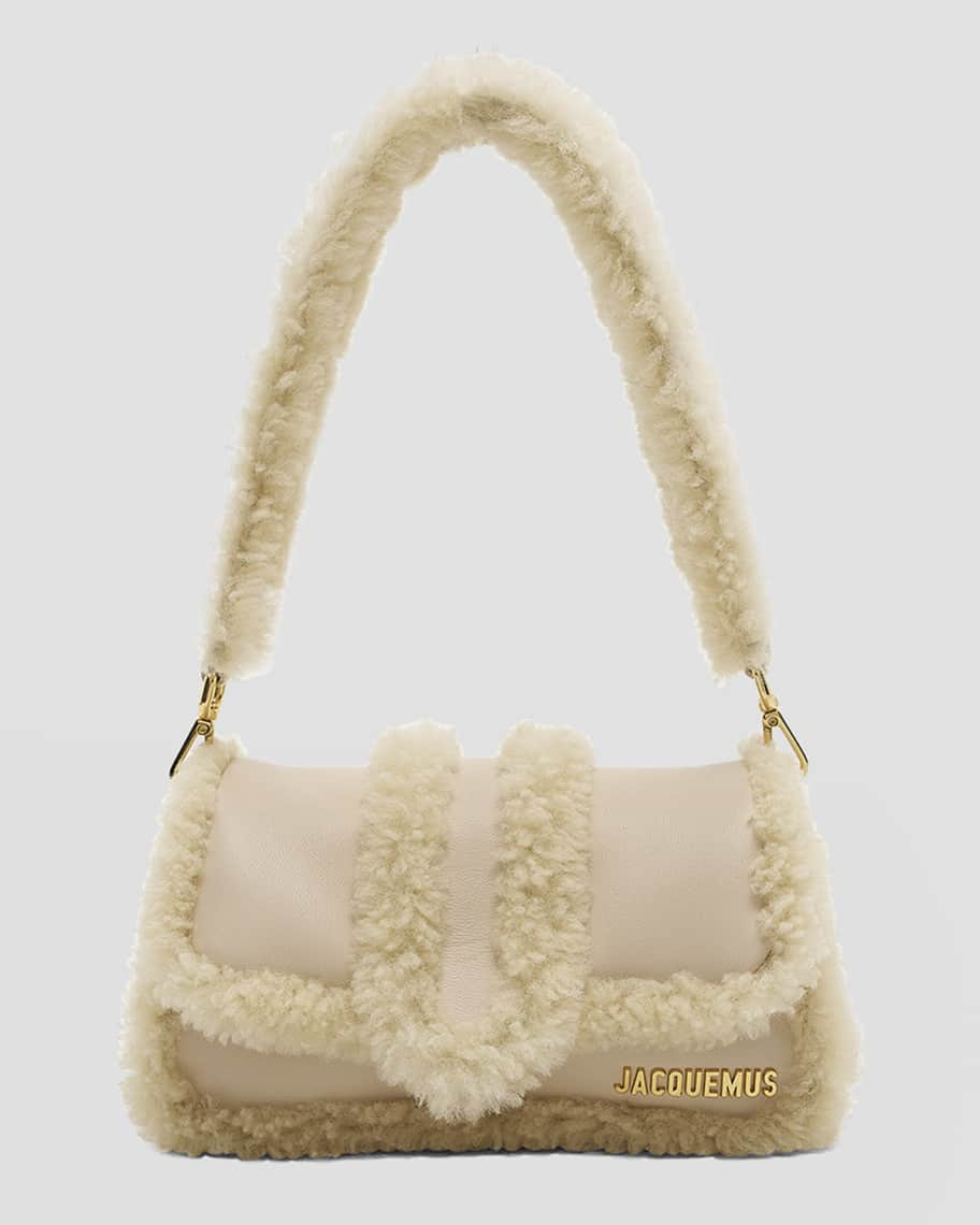 Le Petit Bambimou Sheep Shearling Shoulder Bag | Neiman Marcus