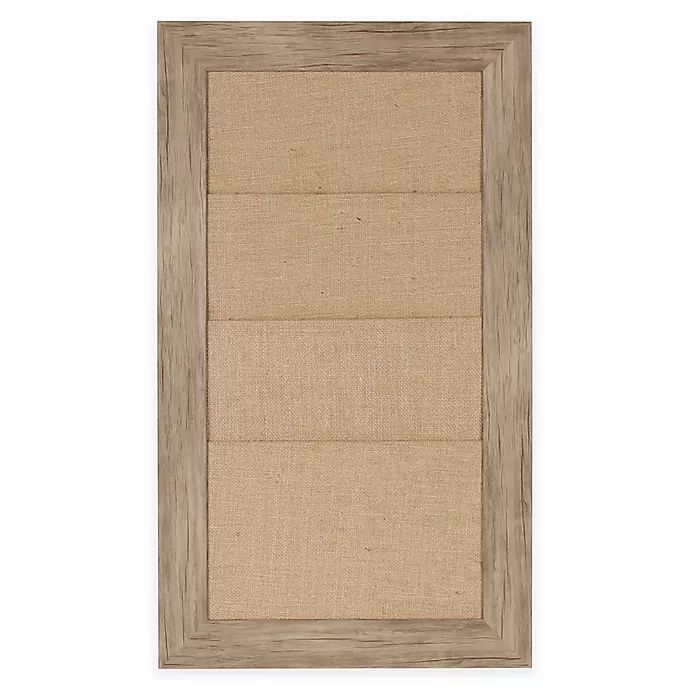 Beatrice 13-Inch x 23-Inch Framed Burlap Pockets in Brown | Bed Bath & Beyond