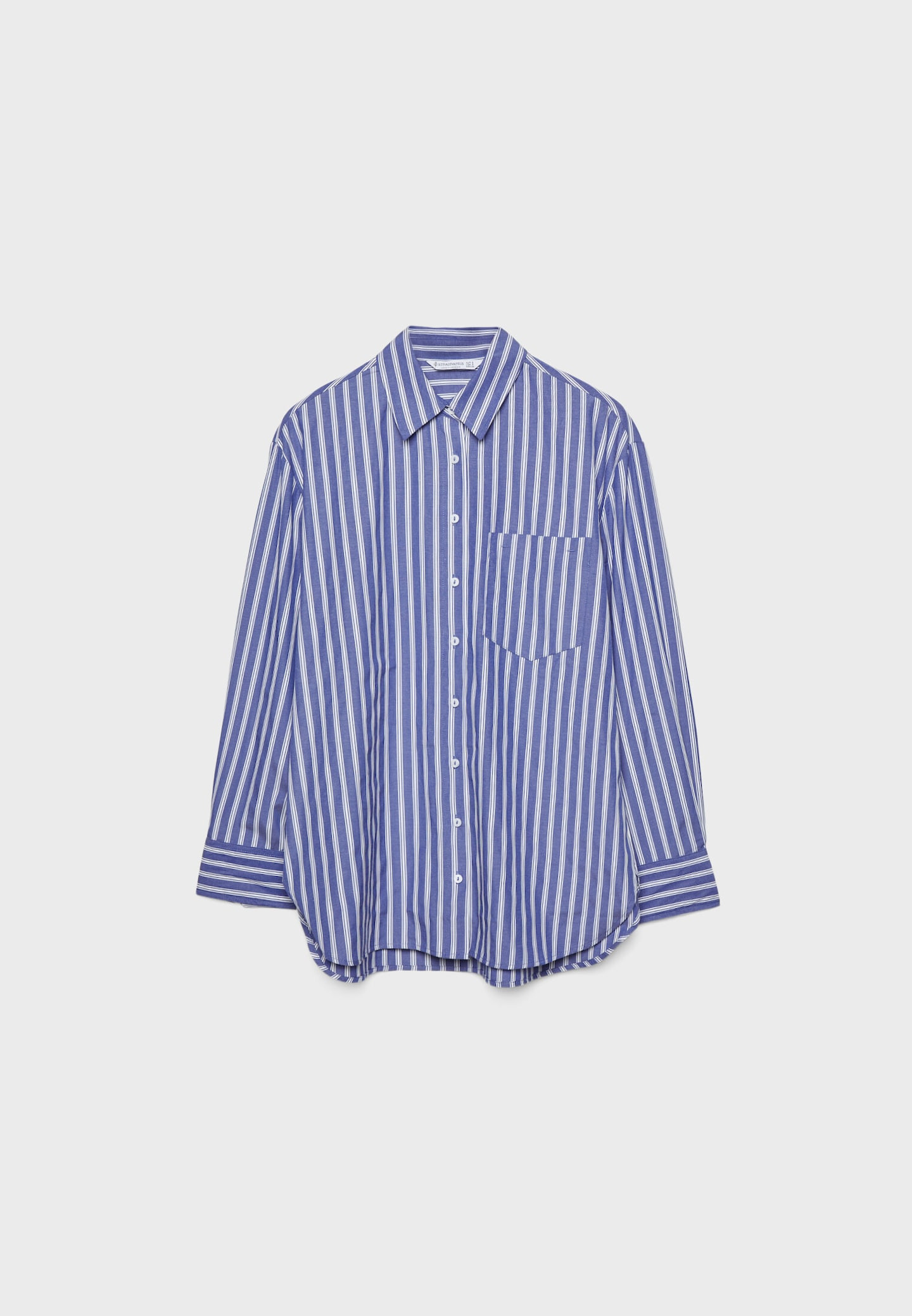 Oversized popeline gestreepte blouse | Stradivarius (NL)