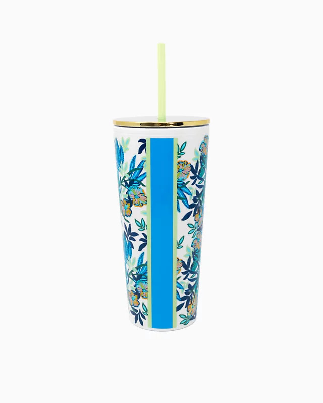 Tumbler with Straw | Lilly Pulitzer