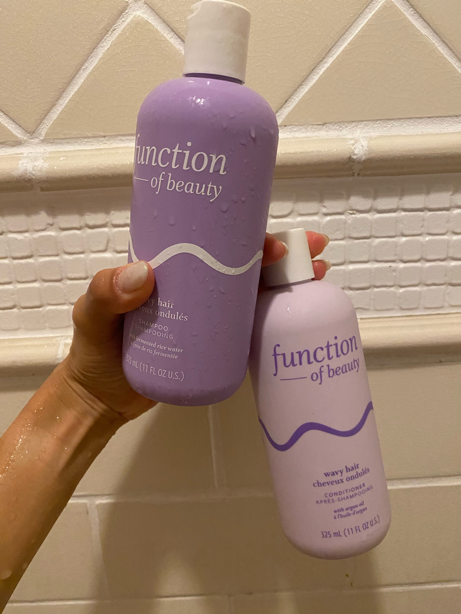 So I’m trying to share more of the products I use daily in a realistic way! This is my favorite shampoo conditioner combo lately and it’s mostly because I love the scent and the customization of the routine. I get the product for wavy hair because I’m trying to maintain all the texture in my hair that I can get! | #shampoo #conditioner #hairproducts #functionofbeauty #haircare 

#LTKSeasonal #LTKbeauty #LTKFind