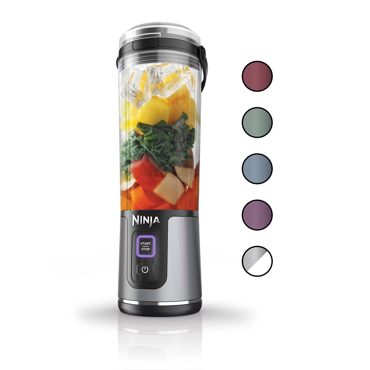 Ninja Blast 18oz Portable Blender Black: Cordless Personal Smoothie Blender, Stainless Steel Blad... | Target