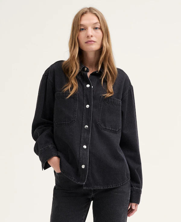 Shirt-Jacket in Airy Denim | Madewell