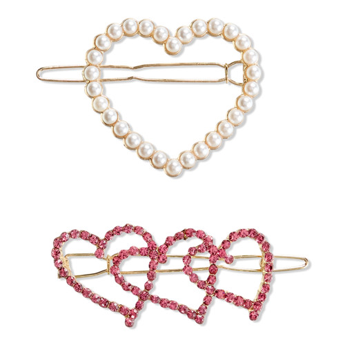 Scünci Heart Jean Wire Barrette | Ulta