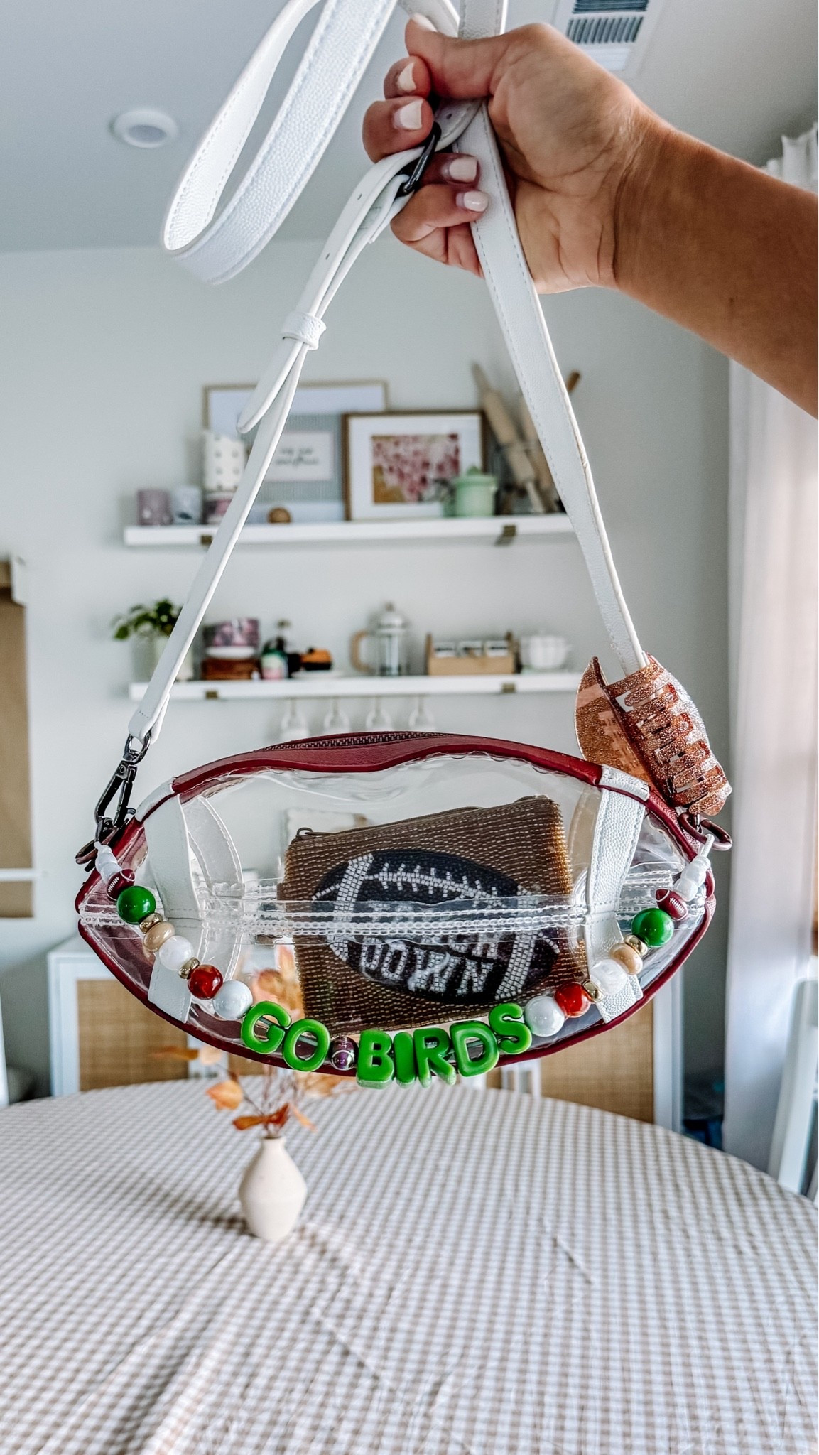 Football bag charm!! This bag is so cute and since it’s plain, the possibilities are endless for customizing!!

#LTKgrwm #LTKSeasonal #LTKootd