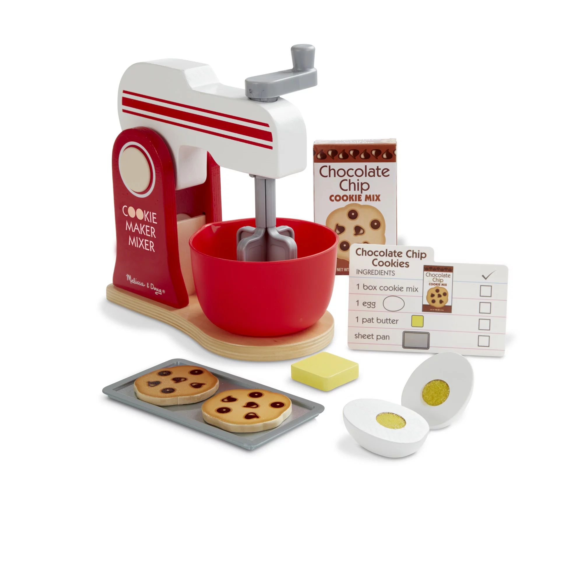 Melissa & Doug Blend & Bake Mixer Play Set | Walmart (US)