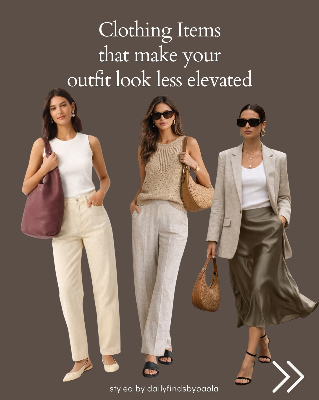  If your outfits feel “off”… this is why 👀
These simple swaps will make everything look more put together and elevated

Shop all my favorite pieces here 🤍


#LTKootd #LTKU #LTKSeasonal