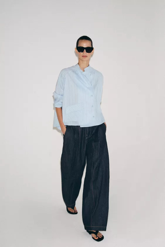 STRIPED POCKET SHIRT ZW COLLECTION | Zara US