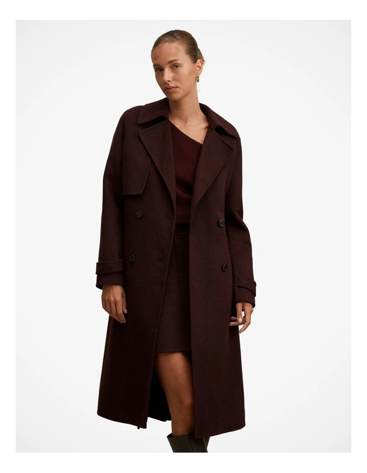 Forever NewBronte Felled Coat in Purple | Myer