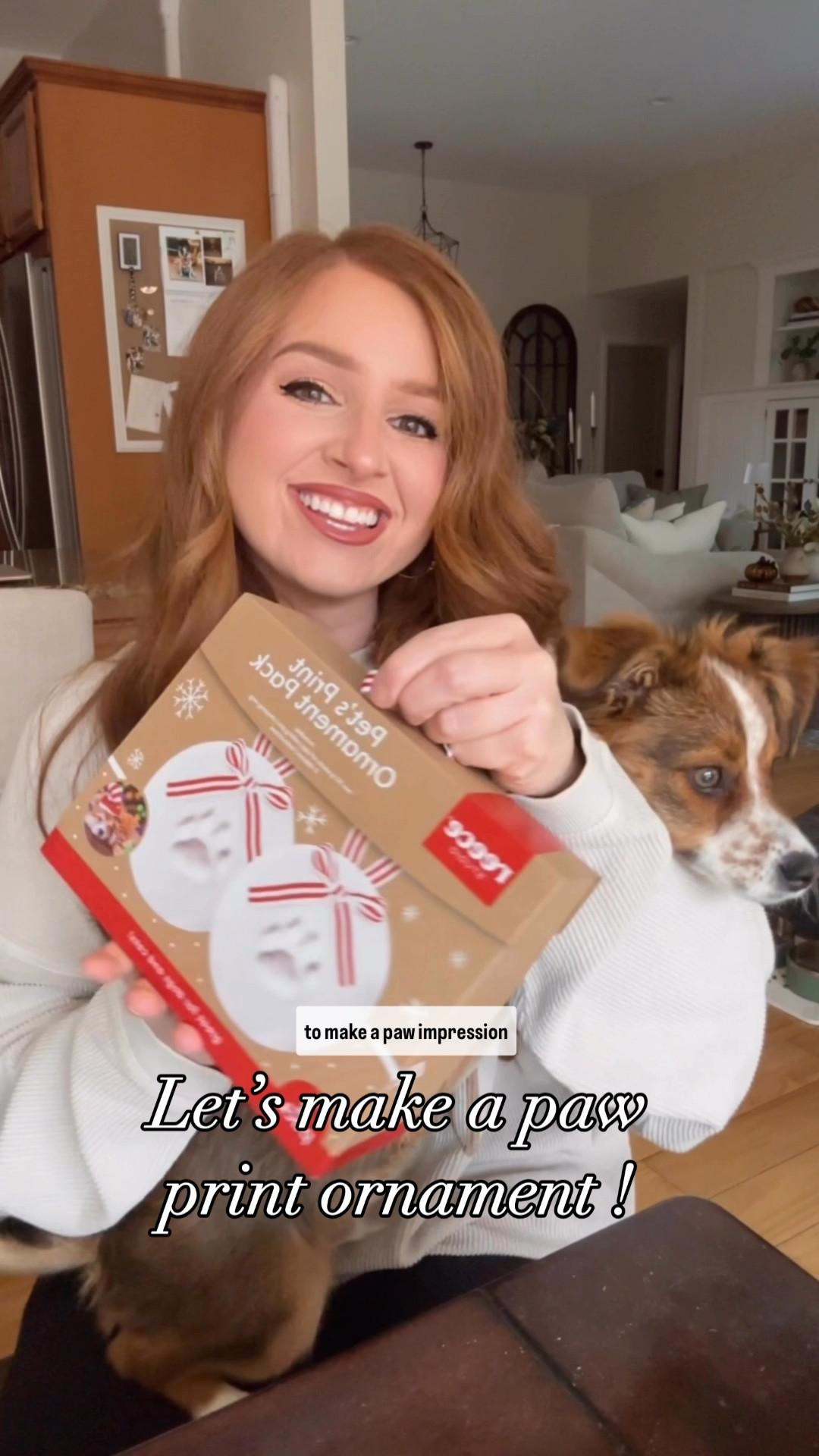 Paw impression kit and gold paint with ribbon  I used 

#LTKVideo #LTKGiftGuide #LTKHoliday