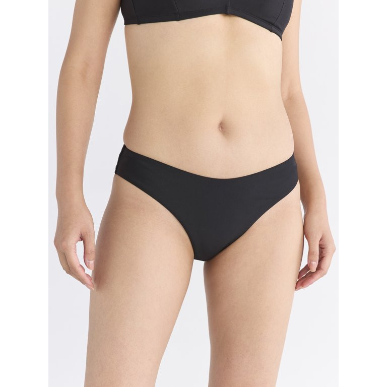 Free Assembly Women's and Women’s Plus Hi Cut Leg Bikini Swim Bottoms, Sizes XS-XL | Walmart (US)