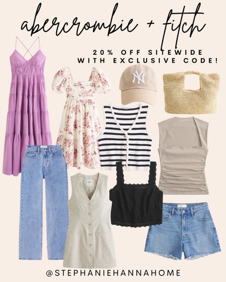 All my favorite Abercrombie and Fitch Picks! Click on the product below for the exclusive 20% off coupon!

#LTKsalealert #LTKSpringSale #LTKstyletip