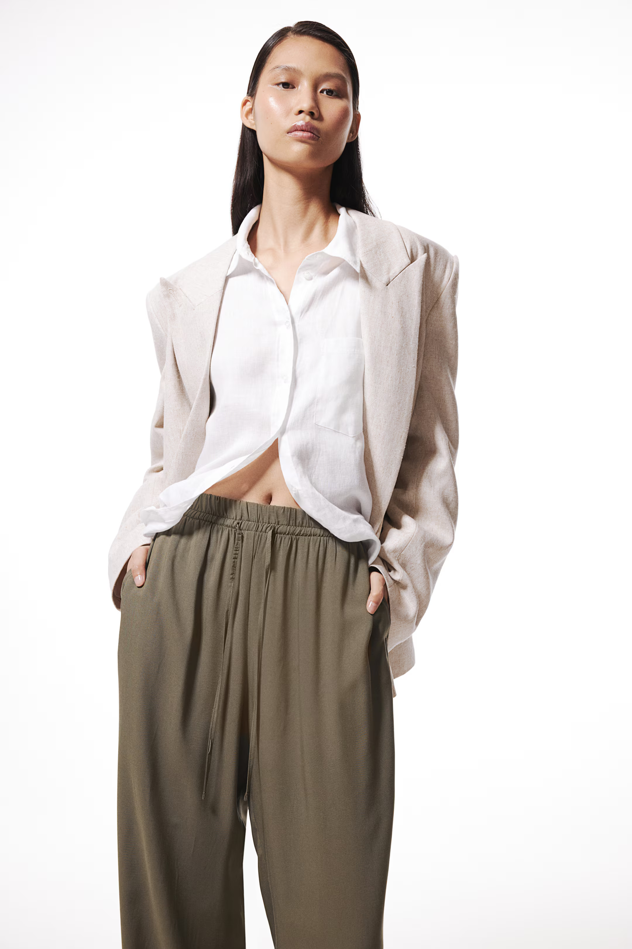 Wide-cut Pull-on Pants | H&M (US + CA)