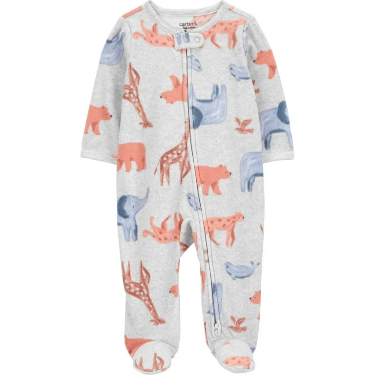 Carter's Child of Mine Baby Girl Sleep N Play, One-Piece, Sizes Preemie-6/9 Months | Walmart (US)