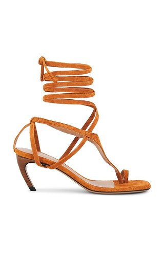 THE ATTICO Nova Sandal in Brown. - size 36.5 | Revolve Clothing (Global)