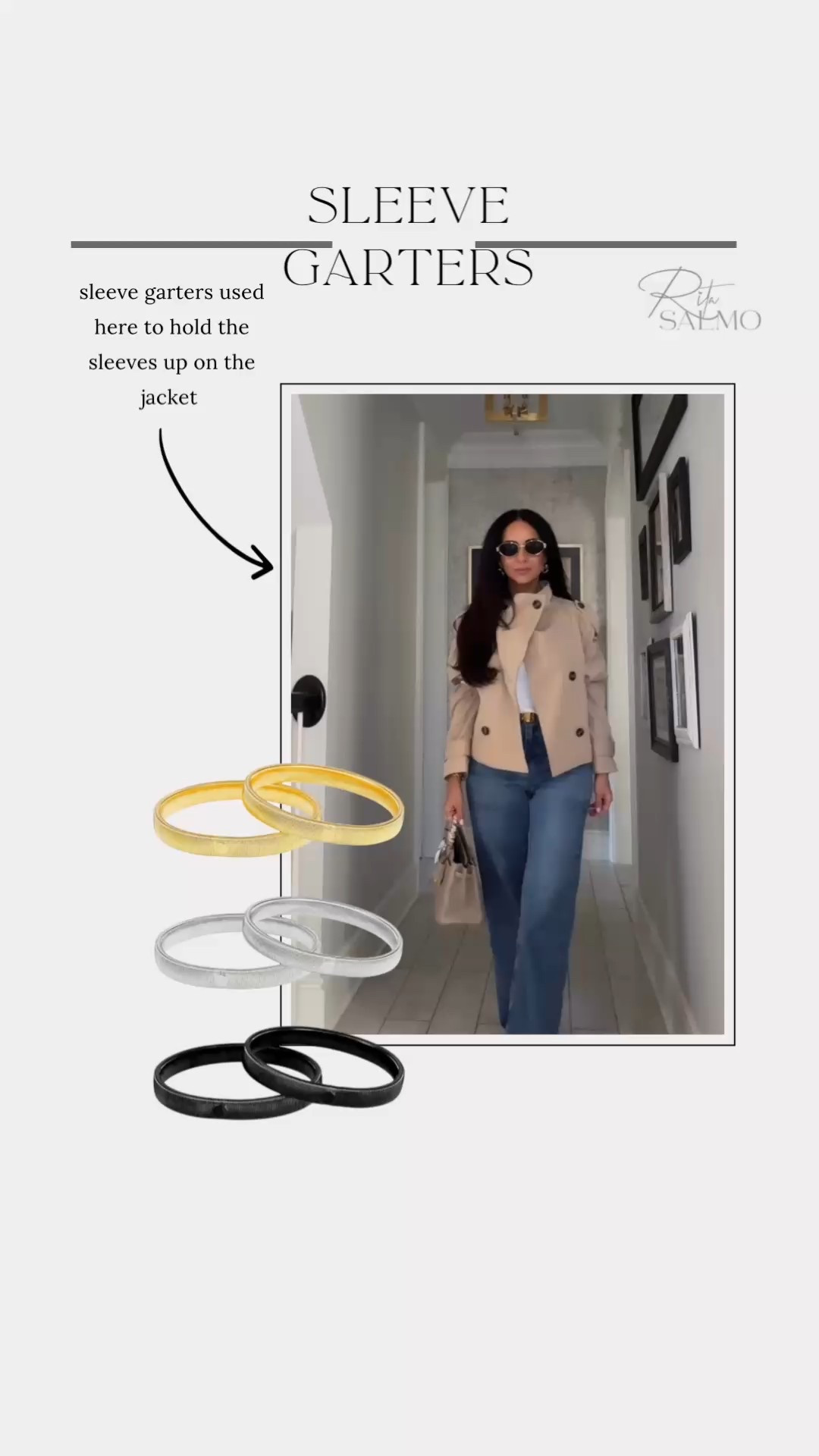 Sleeve garters used to hold up the sleeves! 

Amazon finds | fall fashion | Rita Salmo | petite fashion 

#LTKPetite #LTKStyleTip #LTKOver40