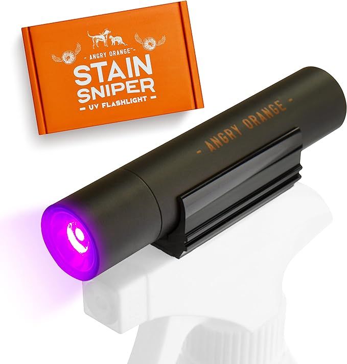 ANGRY ORANGE UV Flashlight - LED Black Light Detector for Dry Dog Urine - Flashlights Make Stains... | Amazon (US)