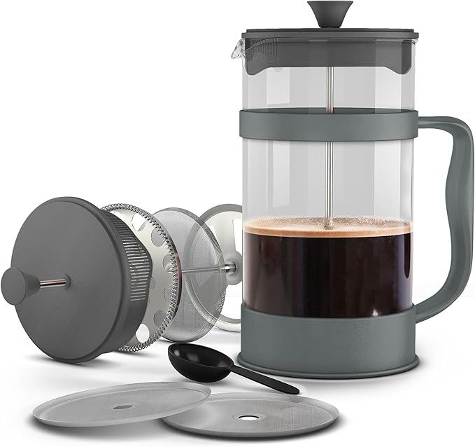 Utopia Kitchen - French Press Espresso - Tea and coffee Maker with Triple Filters 12 Ounce, 12 mi... | Amazon (US)