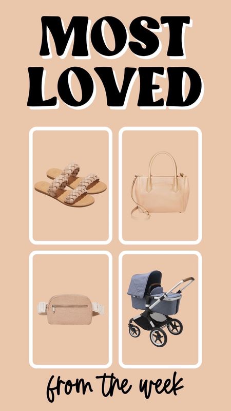 This week's most loved! You guys were loving the target slides, handbag, and fanny pack! Don't forget the Bugaboo stroller, it's the best! 

#LTKkids #LTKstyletip #LTKFind