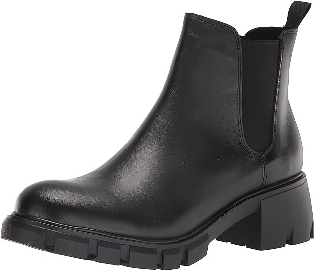 Amazon.com | Steve Madden Women's Howler Chelsea Boot Ankle, Black, 9 | Ankle & Bootie | Amazon (US)