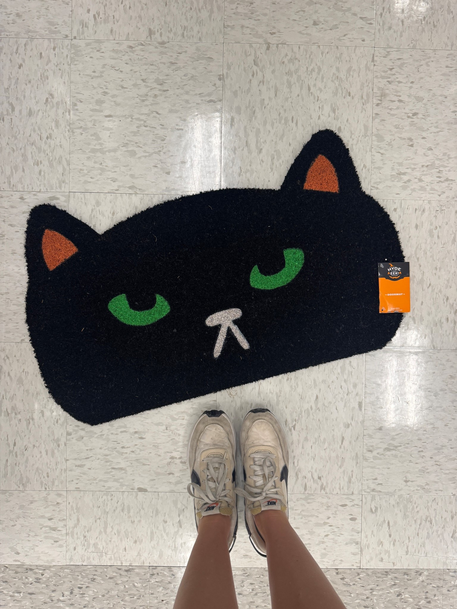 Halloween season is here, loving this black cat themed halloween door mat.  
Great Target Halloween find.

#targetfinds #halloweendecor #halloweenfrontporch #halloweendoormat #halloweendecorations 

 #LTKSeasonal #LTKHome #LTKFindsUnder50